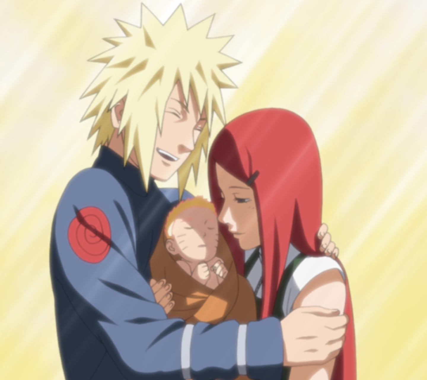 ミラバト ナルト 波風ミナト・うずまきクシナ 🍃NARUTO🍃 ナルト❌ミナト❌クシナ 尊い😢 そして最高の